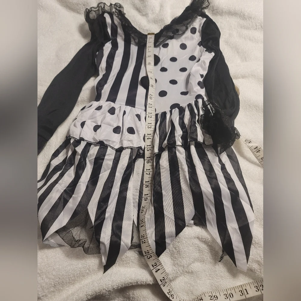 NWT Girls Clown Dress Pants 2 Pc Set Medium